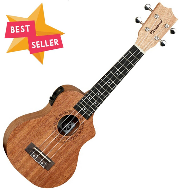 Tanglewood TWT1CE Tiare Electro Acoustic Soprano Cutaway Ukulele : Natural Satin
