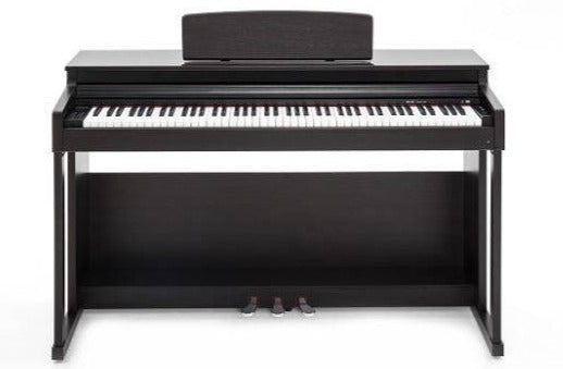 Chase CDP-357 Digital Electric Piano in Black Cabinet With Stool, Headphones & Tutorial Book