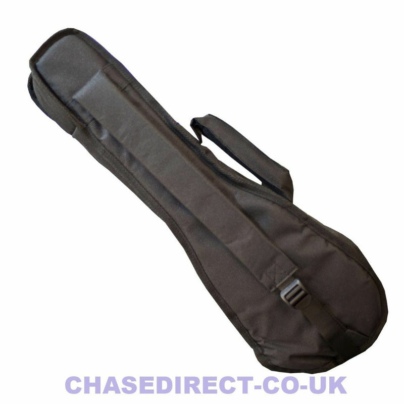 Soprano Ukulele Chase Gig Bag Soft Case with 10mm Padding & Shoulder Strap -