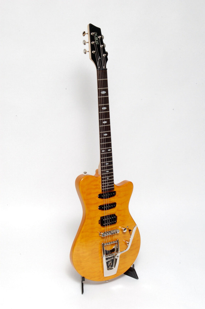 Electric Guitar Shine SIL602AN LP Style Double Cut Away Set Neck Floyd Rose -
