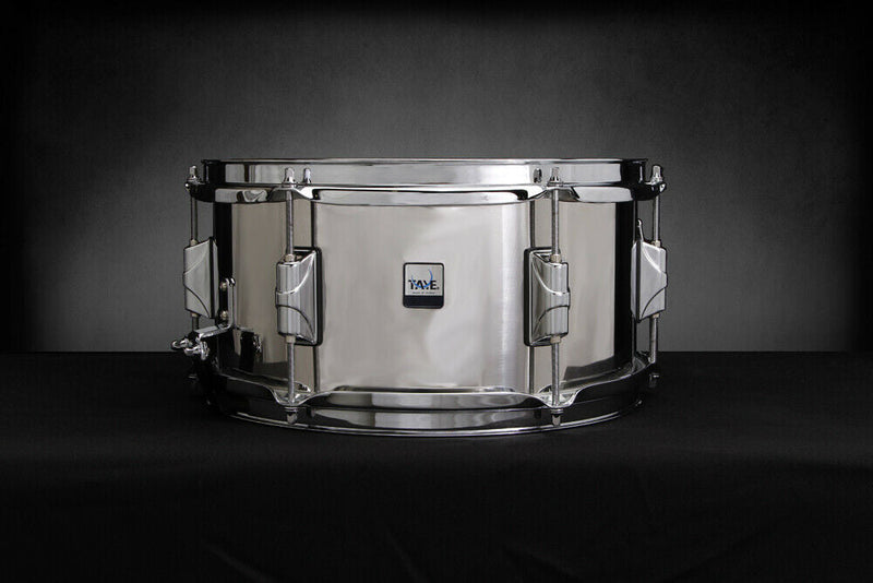 Snare Drum 12 x 6" TAYE Stainless Steel Silver - D51