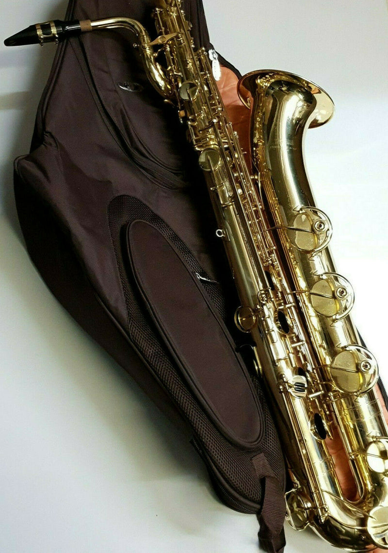 USED YAMAHA YBS52 BARITONE Saxophone Sax  Yellow Brass Soft Case Complete Outfit