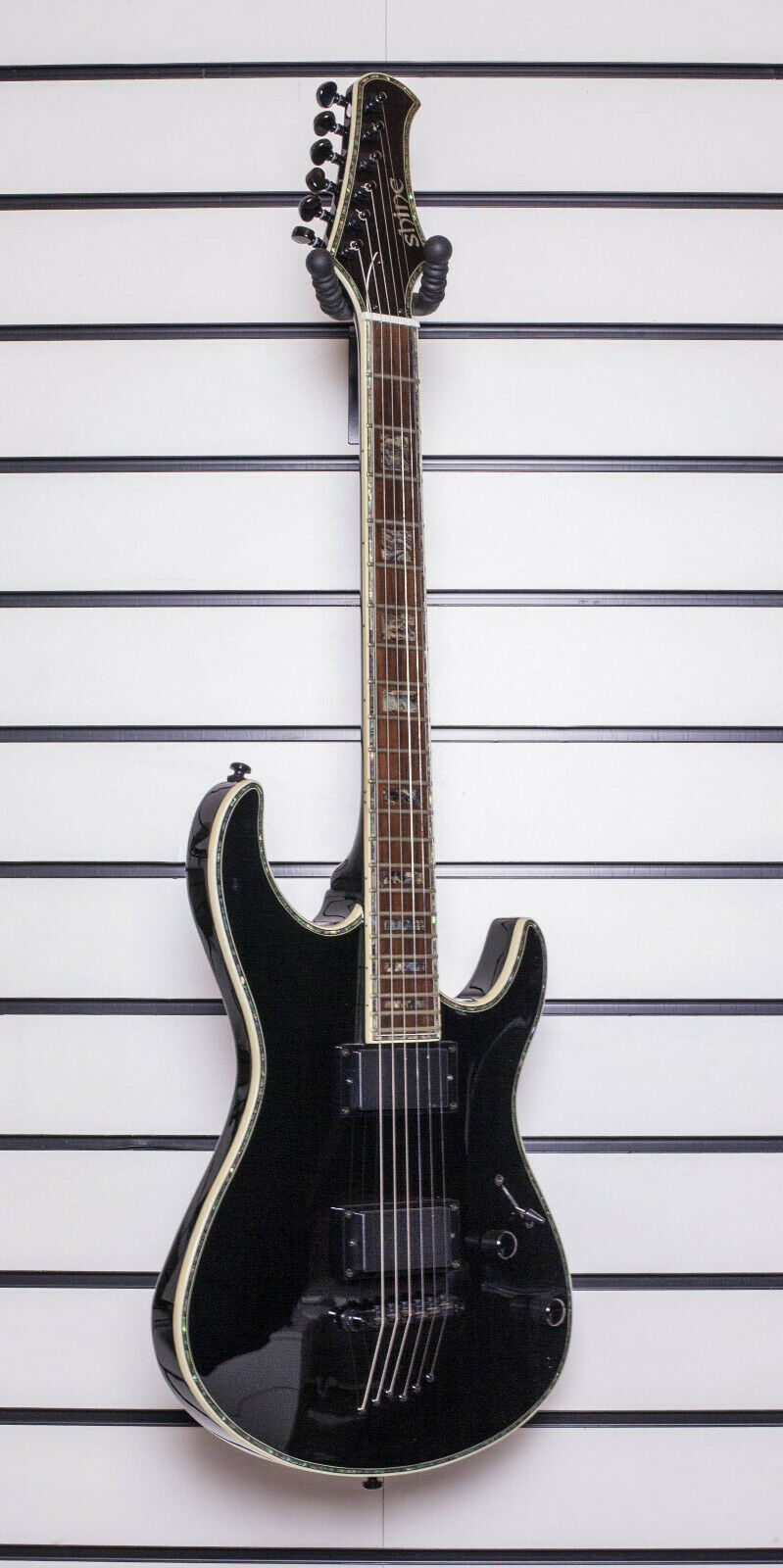 Shine SBA624 Electric Bass Guitar 4 String F Hole Cut Out Active Electronics -
