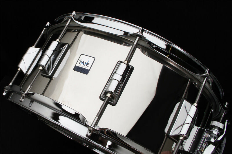 Snare Drum 12 x 6" TAYE Stainless Steel Silver - D51
