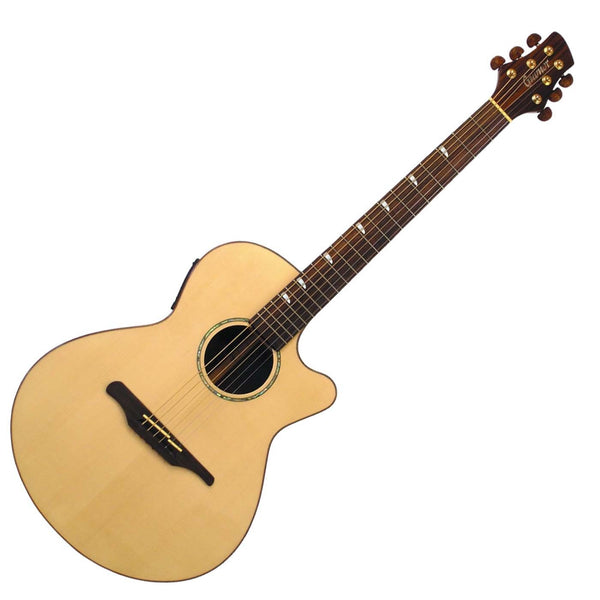 Guvnor GA755CE Electro Acoustic Guitar Folk Body Cutaway Solid Spruce Top