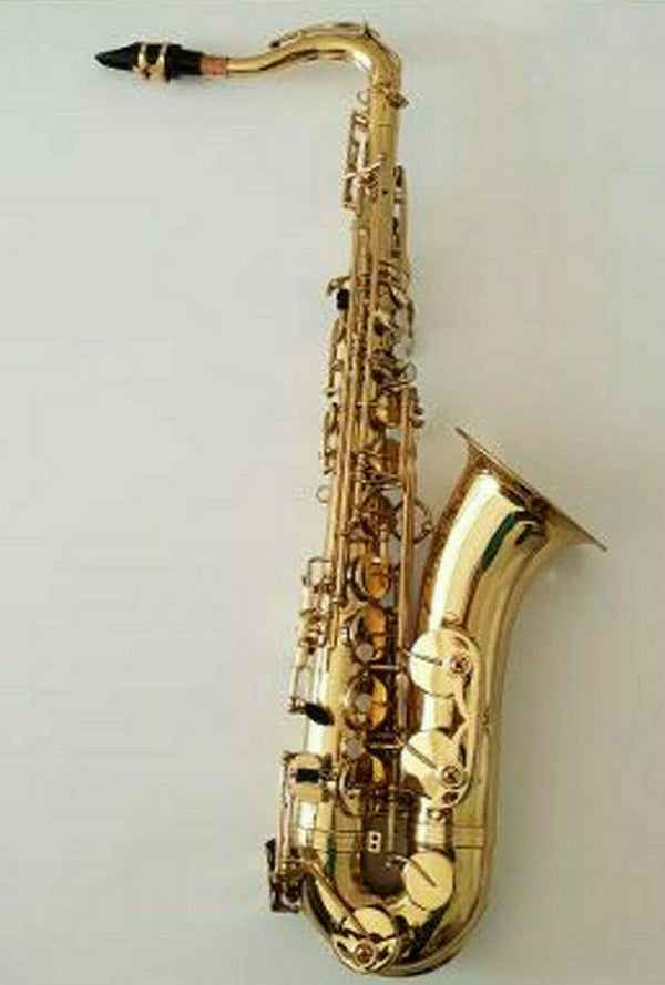 Saxophone Tenor Intermusic Bb Sax in Gold Finish & Hard Case Complete Outfit