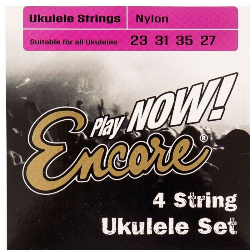 Encore Ukulele Four String Set - Suitable For All Ukuleles - Ukulele Strings .
