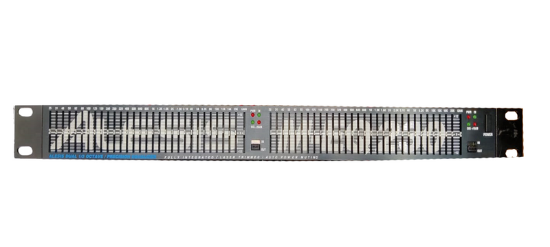 Alesis M-EQ230 Dual Channel 1/3 Octave 30 Band Precision Equalizer (“good condition, sold by business, perfect condition, small wear and tear due to storage. unused product, shop display item”)