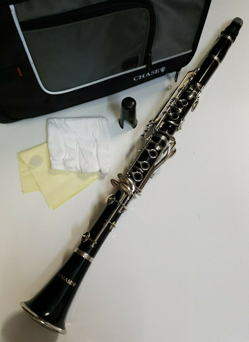 Clarinet in Bb Chase 77C-SC - Shiny Body - Full Student Starter Outfit - -