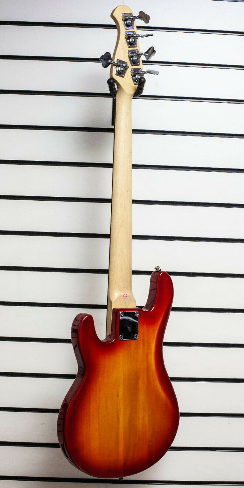 Tanglewood MM55 5 String Electric Bass Guitar Stingray Design Cherryburst