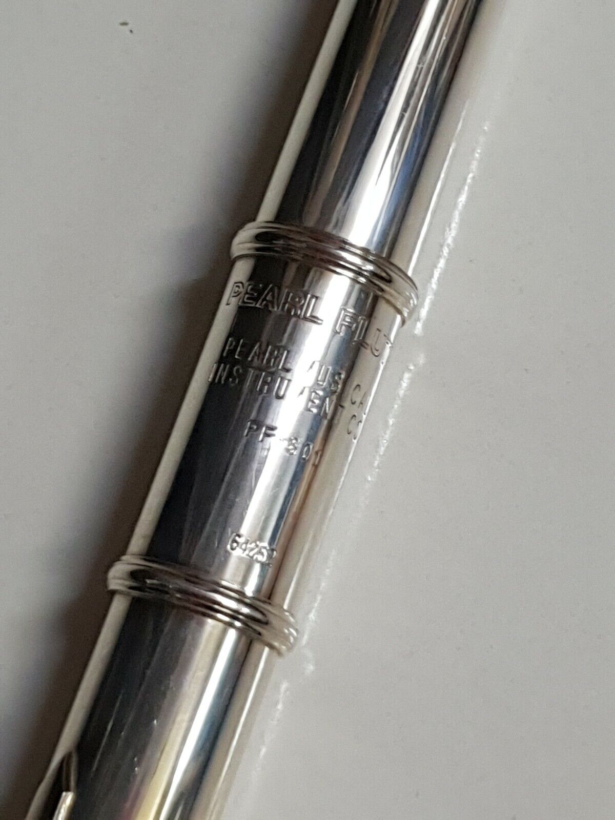 Pearl Flute PF501 with E Key in Silver Nickel In Hard Case