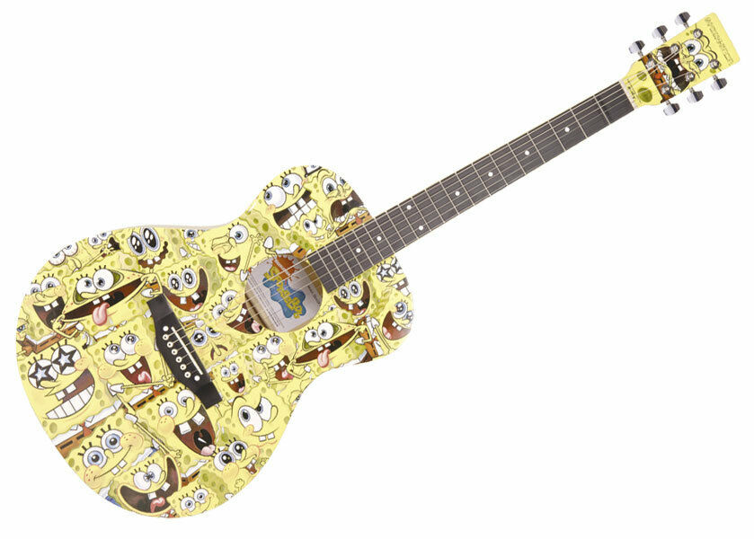 Spongebob Dreadnought Full Size Acoustic Guitar With Complete Outfit