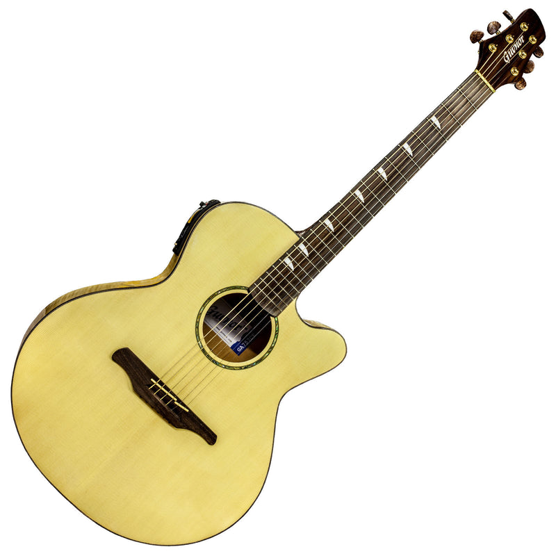 Guvnor Electro Acoustic Guitar Jumbo Body Solid Spruce Top GA-757CE