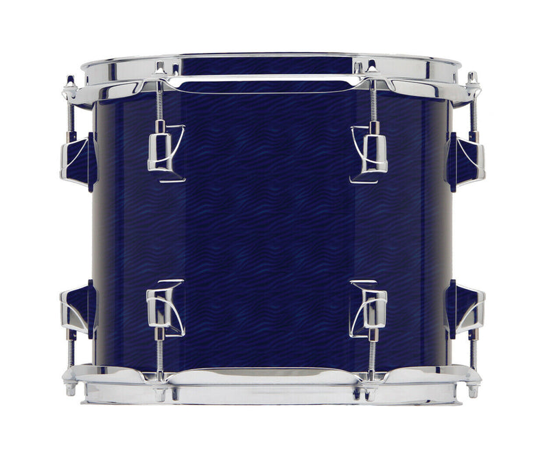 Rack Tom Drum Shell 12" x 9" TAYE Studio Maple Blue With Suspension Mount - D32