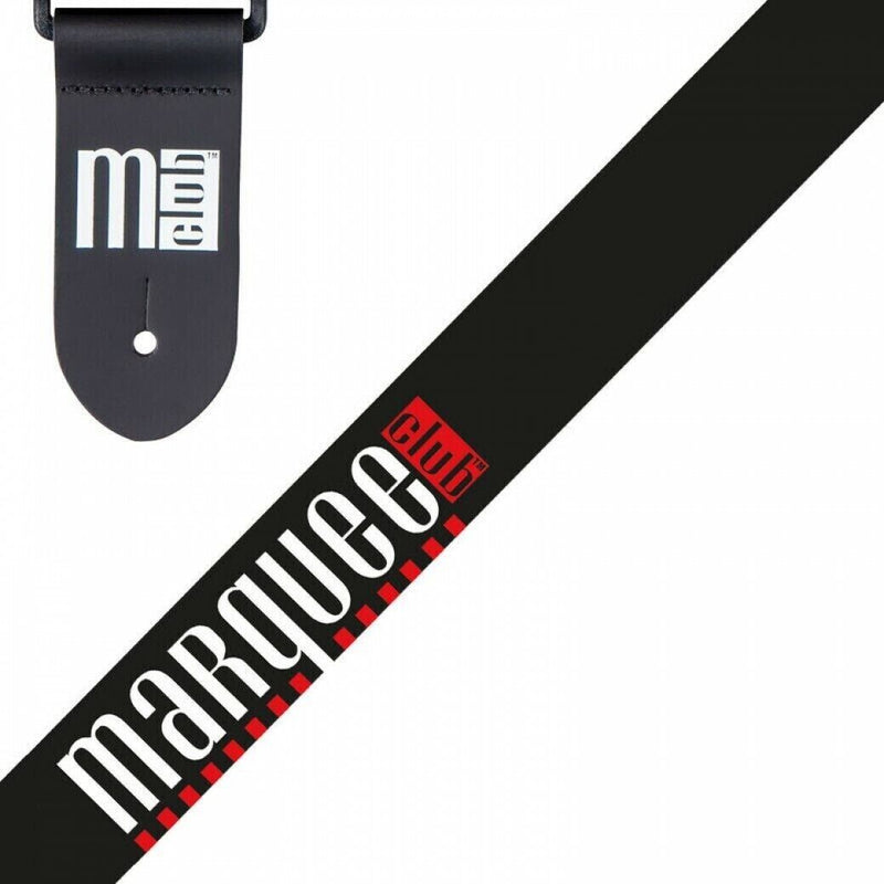 The Marquee Club Guitar Strap in Jazz Designs | Classic Black |