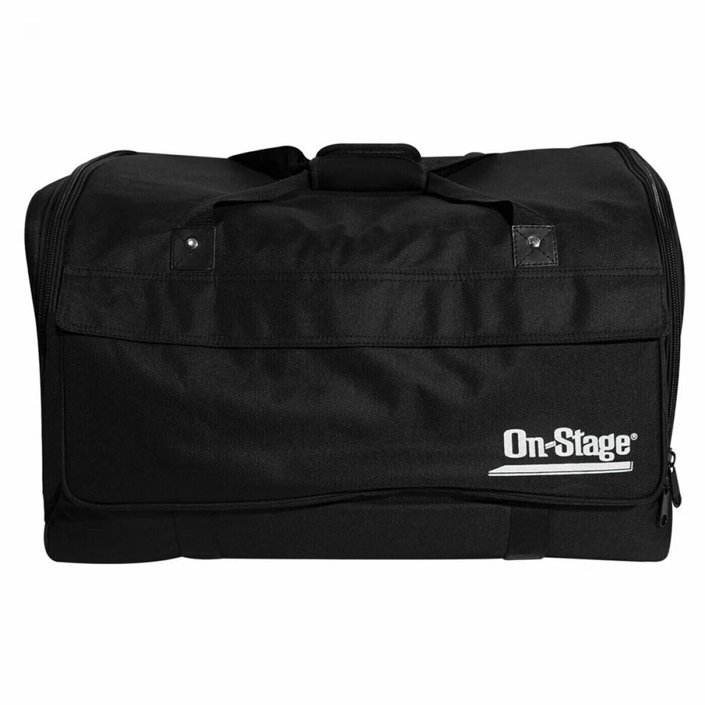 On Stage Speaker Bag for 12'' Speaker - Heavy Duty Case Padded in Black :