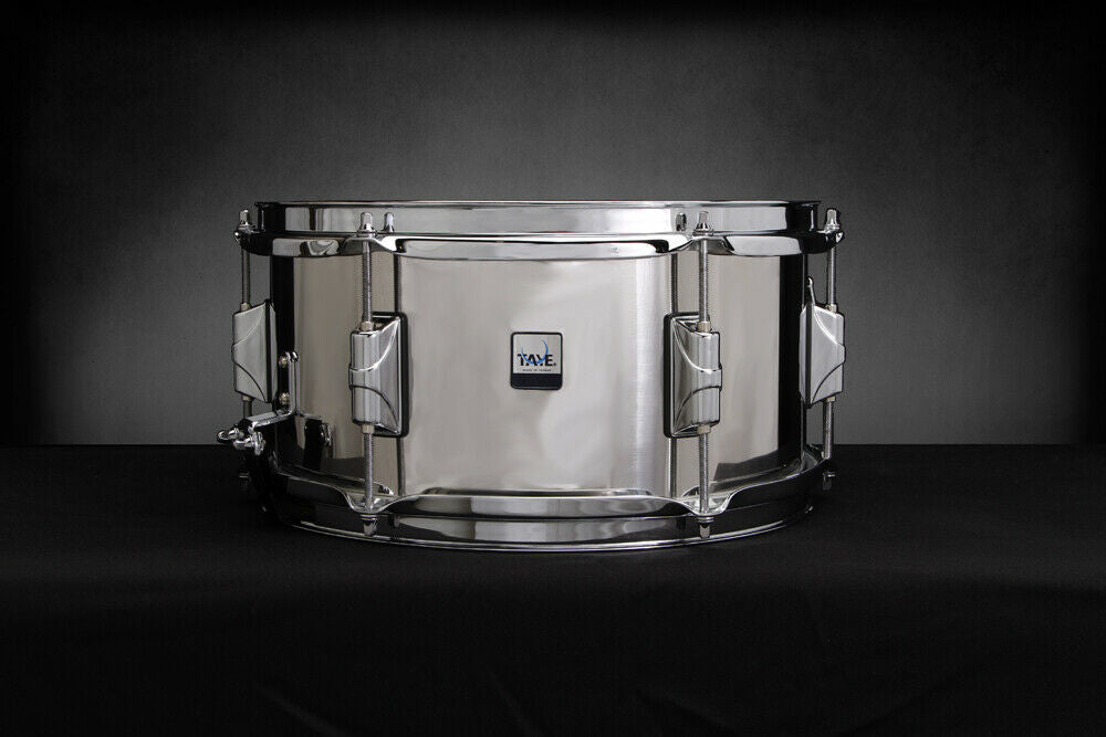 Snare Drum 10 x 4" TAYE Stainless Steel Silver - D53
