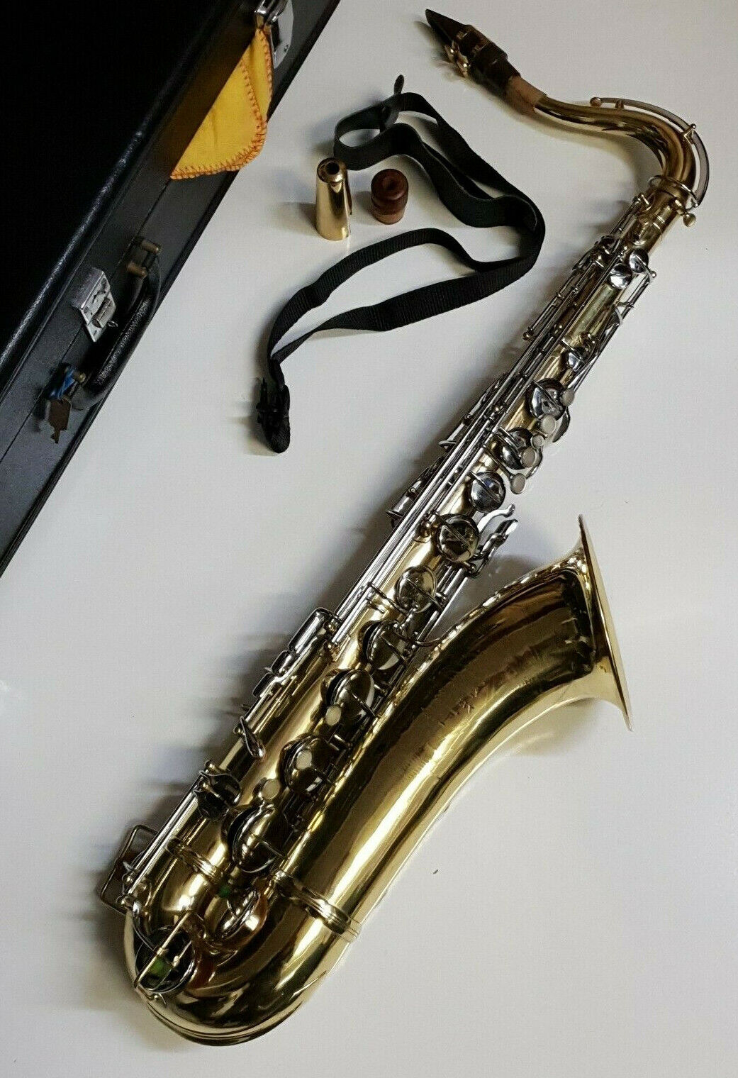 USED Adolphe Saxophone Bb Tenor 673 by Selmer Brass Body