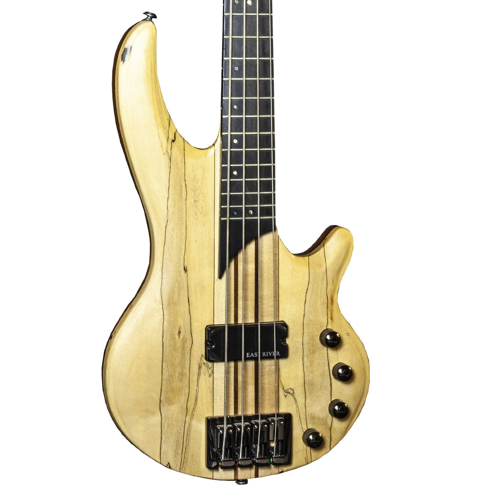 Bass Electric Guitar Tanglewood Canyon III 3 With Spalted Maple Top