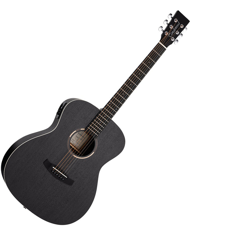 Tanglewood TWBBOE Blackbird Folk Electro Acoustic Guitar | Smokestack Black